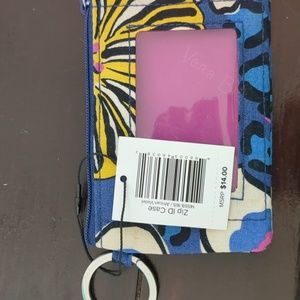 Vera Bradley zip id case--Brand New